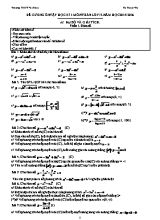 Đề cương ôn tập học kì 1 môn Toán lớp 12 năm học 2015-2016